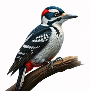 woodpecker on branch