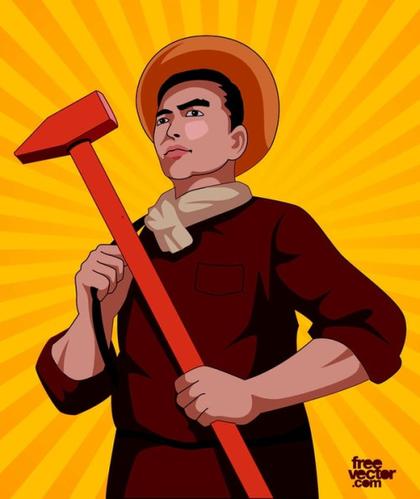 Worker Free Vector