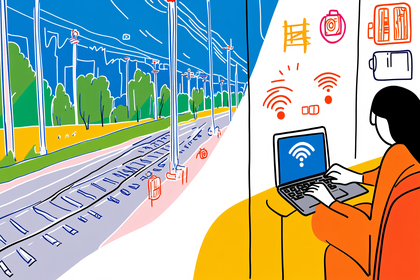 Working on the Train