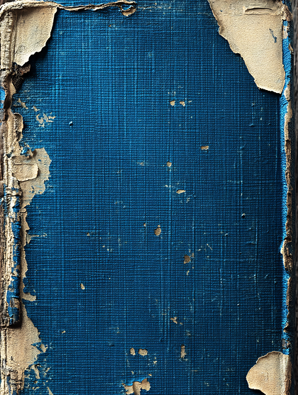 Worn Blue Book Cover