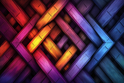 Woven Wood Planks