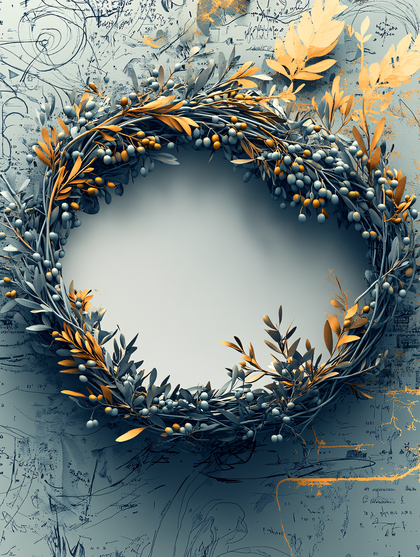 Wreath of Branches and Berries