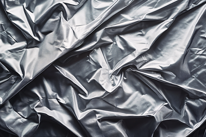 Wrinkled Silver Fabric