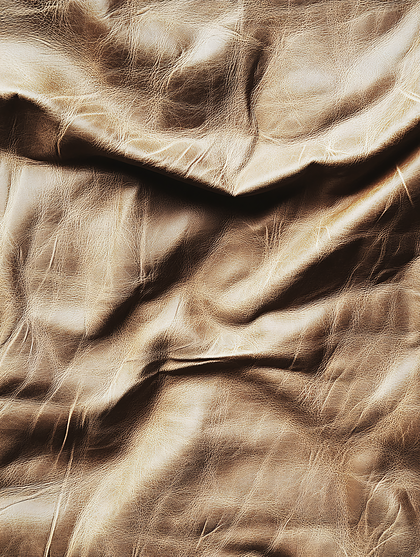 Wrinkled Tan Leather Texture