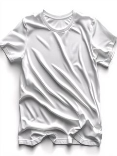 Wrinkled White T-Shirt