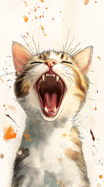 Yawny Cat