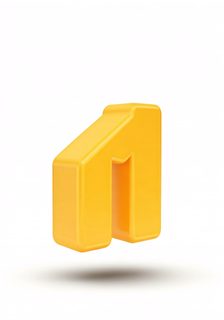3D Number One