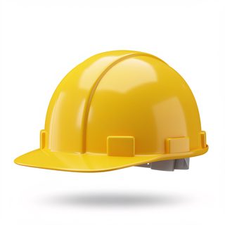 yellow safety helmet