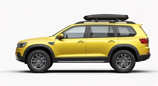 yellow off-road suv