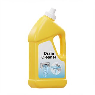 drain cleaner bottle
