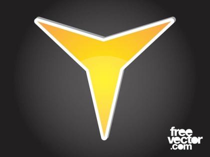 Yellow Sticker Template Free Vector