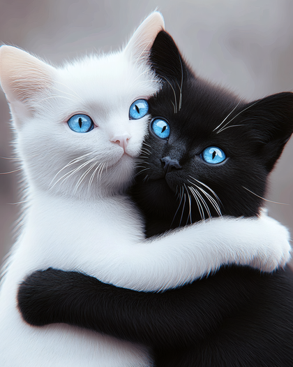 Yin and Yang Cats