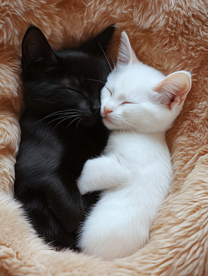 Yin and Yang Kittens