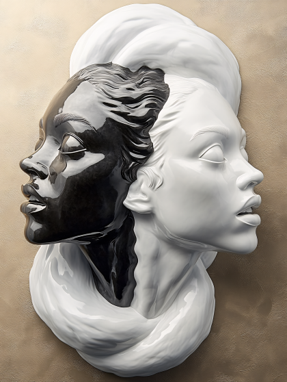 Yin Yang Faces