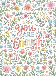 inspirational floral quote