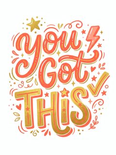 motivational lettering quote