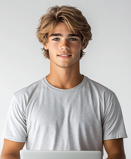 Young Man Smiling