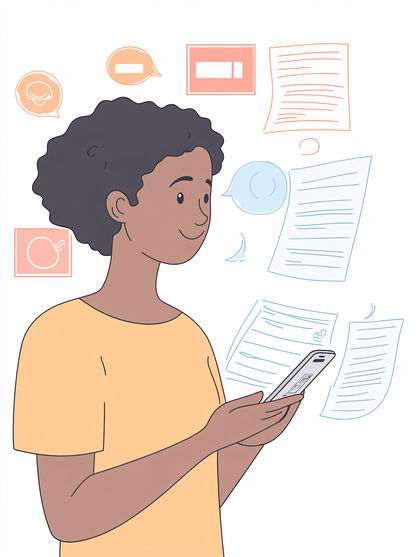 Young woman using mobile phone