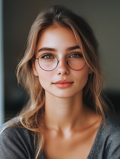 Young Woman With Glasses