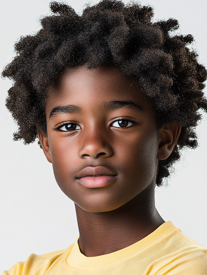 Youthful Gaze Portrait