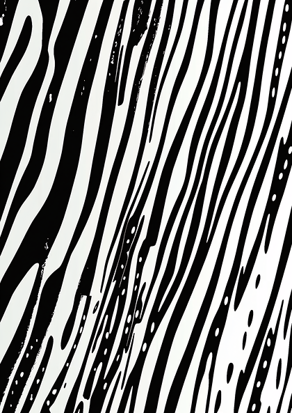 Zebra Stripes Abstract