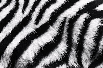 Zebra Stripes Fur Texture