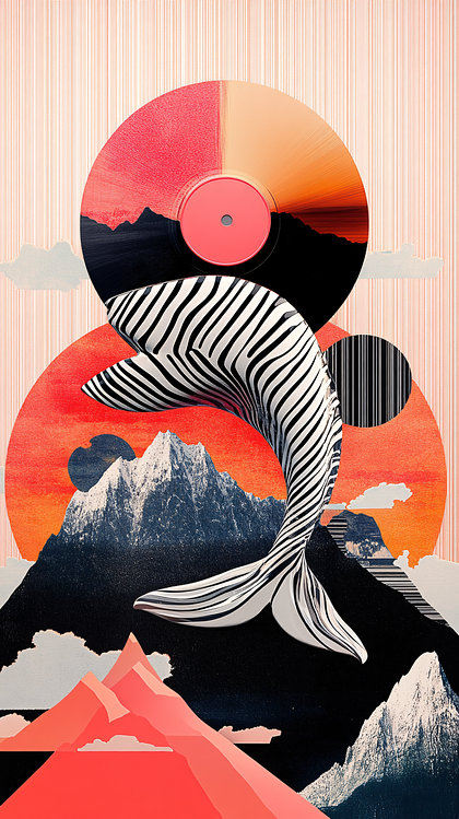 Zebra Whale Vinyl