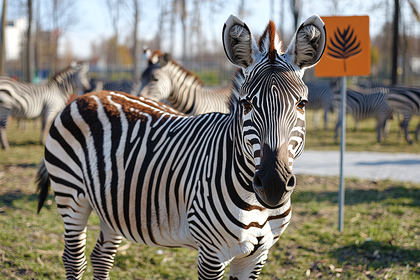 Zebras in Sunlight